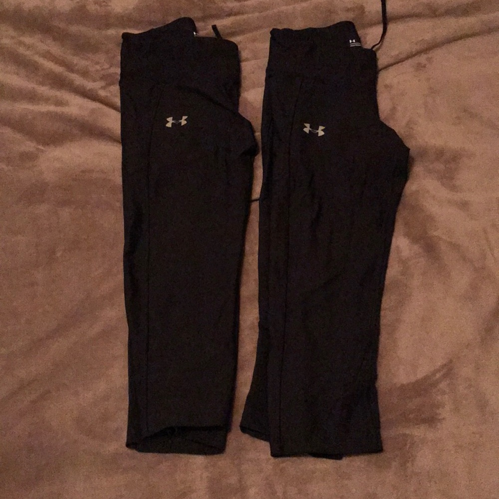 Lot of two under armor capris medium